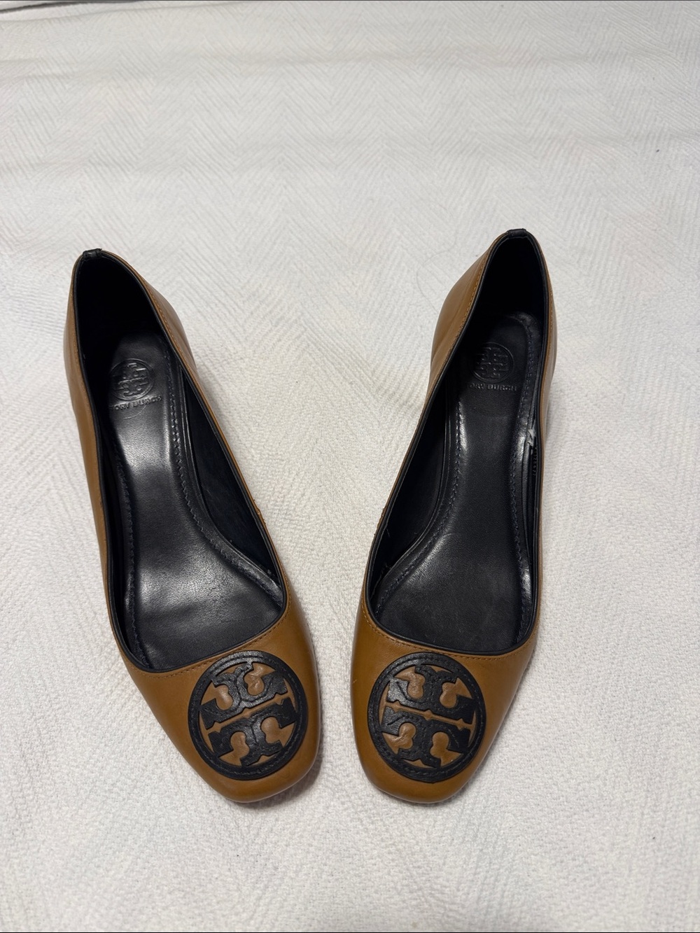 Tory Burch  block heel pump size 10